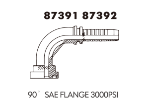 SAE flange 90"SAE FLANGE 3000PSI