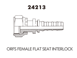 JIC SAE OFRS NPT Fitting ORFS FEMALE FLAT SEAT INTERLOCK