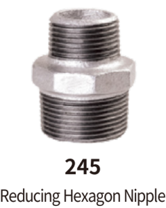 galvanized balck mallebale iron fitting reducing nipple