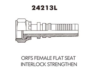 JIC SAE OFRS NPT Fitting ORFS FEMALE FLAT SEATINTERLOCK STRENGTHEN