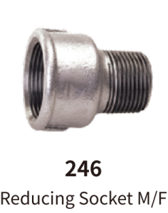 galvanized balck mallebale iron fitting reducing coupling MF