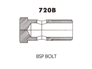 Metric Bite Type Tube Adaptor BSP BOLT