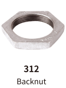 galvanized balck mallebale iron fitting locknut