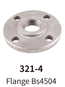 galvanized balck mallebale iron fitting flange