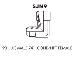 JIC SAE ORFS NPT NPSM Adaptor