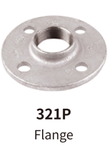 galvanized balck mallebale iron fitting flange