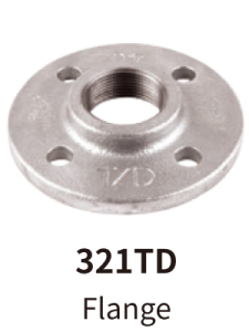 galvanized balck mallebale iron fitting flange