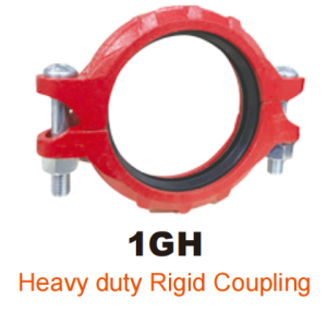 ductile iron grooved fitting rigid coupling