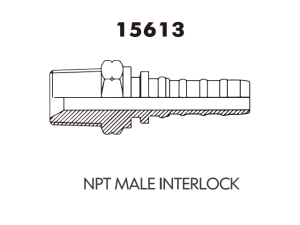 JIC SAE OFRS NPT Fitting NPT MALE INTERLOCK