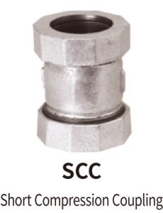 galvanized balck mallebale iron fitting short compression coupling