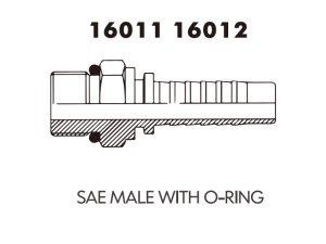 JIC SAE OFRS NPT Fitting SAE MALE WITH O-RING