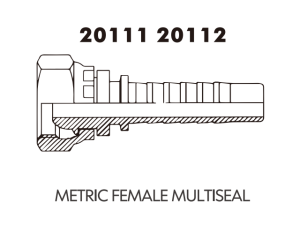 metric female multiseal