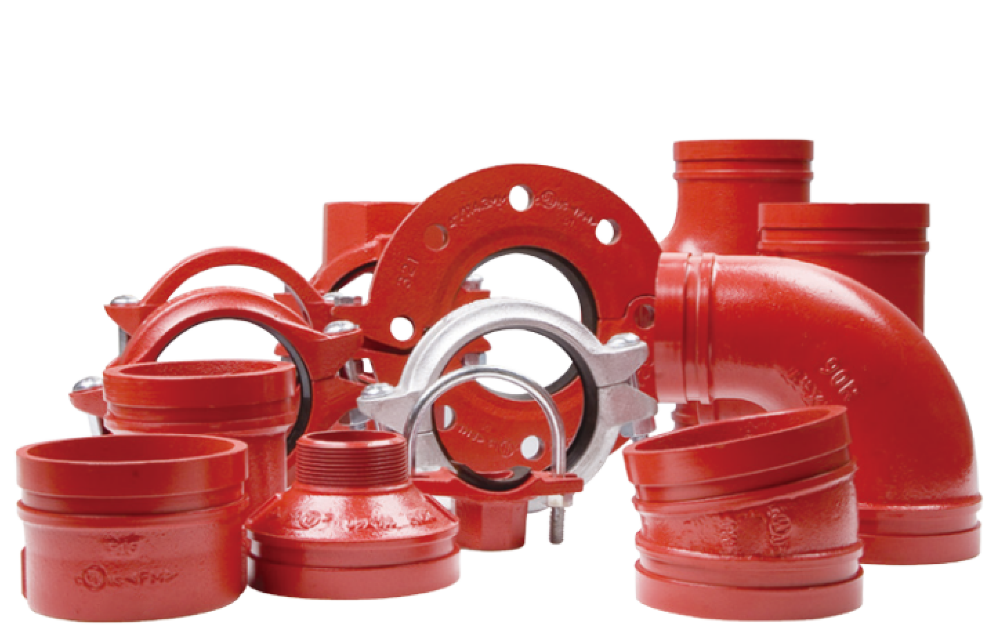 FM UL ductile iron grooved fitting