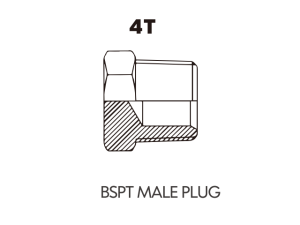 BSP BSPT ADAPTOR BSPT MALE PLUG