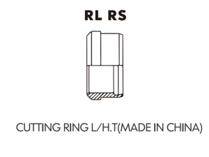 Metric Bite Type Tube Adaptor CUTTING RING L/H.T(MADEIN CHINA)