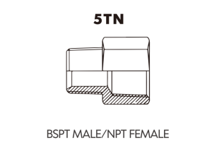 BSP BSPT ADAPTOR BSPT MALE/NPT FEMALE