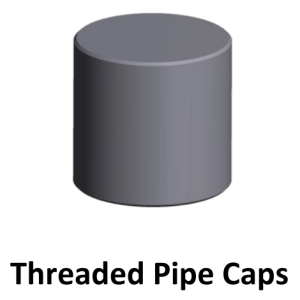 carbon steel forged fitting threaded pipe cap