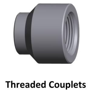 carbon steel forged fitting threaded couplets