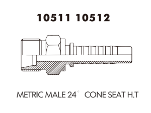 metric male 24 cone seal H.T.