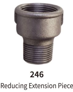 galvanized balck mallebale iron fitting reducing coupling mf