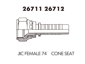 JIC SAE OFRS NPT Fitting JIC FEMALE 74 CONE SEAT